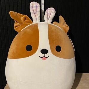 Squishmallows Brenden the Dog with Bunny Ears Plush 16"
